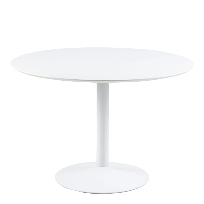 Image of Furniture To Go Ibiza Round Dining Table in White White Unisex