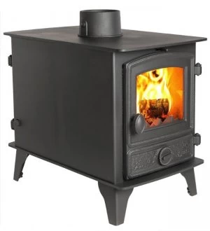 Image of Hunter Hawk 4 Double Sided Double Depth Multifuel Stove