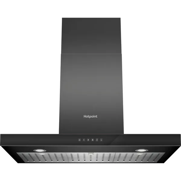 Image of Hotpoint PHBS98CLTDK1 90cm cooker Hood Black