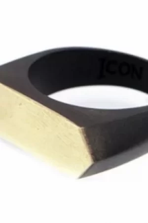 Image of Icon Brand Jewellery Cohesion Ring Size Medium JEWEL P1140-R-BLK-MED