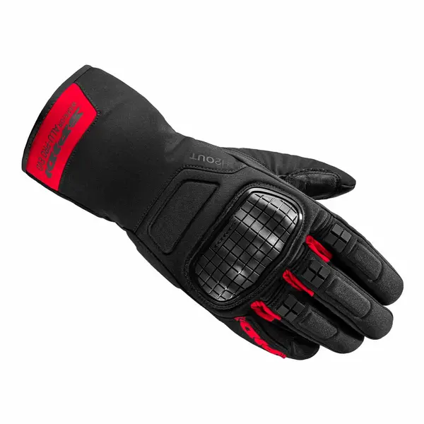 Image of Spidi Alu-Pro Evo Gloves Black Red Size M