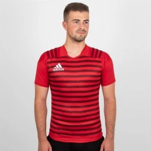 Image of adidas Rugby Replica Shirt Mens - Power Red