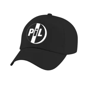 Image of PIL (Public Image Ltd) - Logo Unisex Baseball Cap - Black