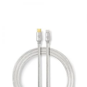 Image of Nedis USB Type-C to Lightning Cable NED010 2m White