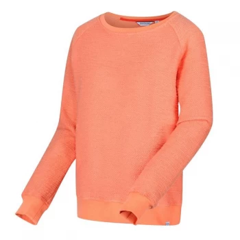Image of Regatta Chlarise Crew Neck Fleece - Fusion Coral