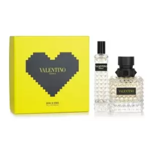 Image of Valentino Valentino Donna Born In Roma Yellow Dream Gift Set 50ml Eau de Parfum + 15ml EDP