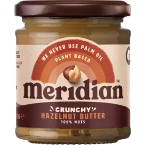 Image of Meridian Natural Crunchy 100% Hazelnut Butter 170g