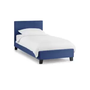 Image of Rialto Fabric Bed Frame Blue