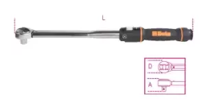 Image of Beta Tools 666N-LBF.IN/10X 1/2" Dr Reversible Torque Wrench 200-800 lbf/in 006660071