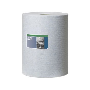 Image of TORK 1 Ply Premium Heavy Duty Cleaning Cloth - Blue - 106m Combi Roll - 530237