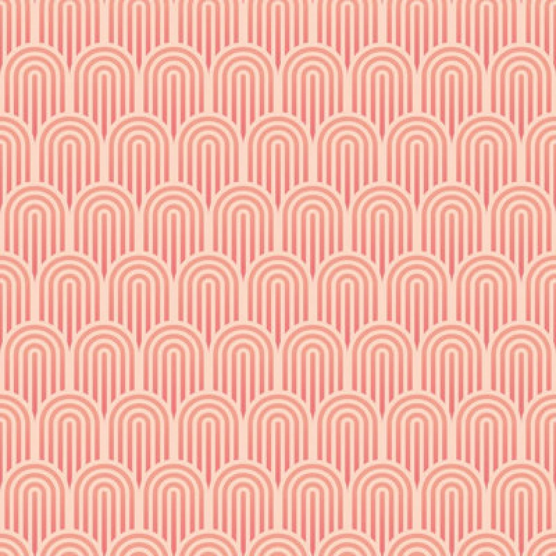 Image of Hoopla Walls Retro Arch Blush Pink Matt Smooth 10M Wallpaper