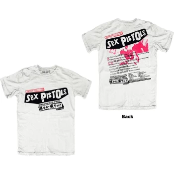 Image of The Sex Pistols - Filthy Lucre Japan Unisex Medium T-Shirt - White