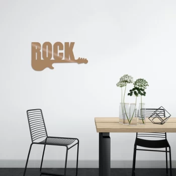 Image of Rock - Copper Copper Decorative Metal Wall Accessory