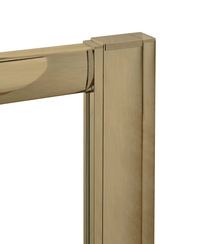 Image of Balterley Wetroom Accessories Profile Extension Kit Brushed Brass 1850mm Bronze
