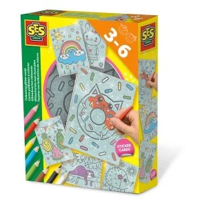 Image of SES Creative Childrens Colouring Glitter Set Activity Set
