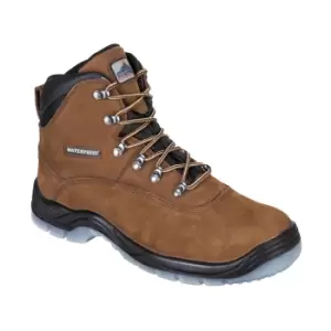 Image of Portwest Unisex Adult Steelite Leather Safety Boots (9 UK) (Brown)