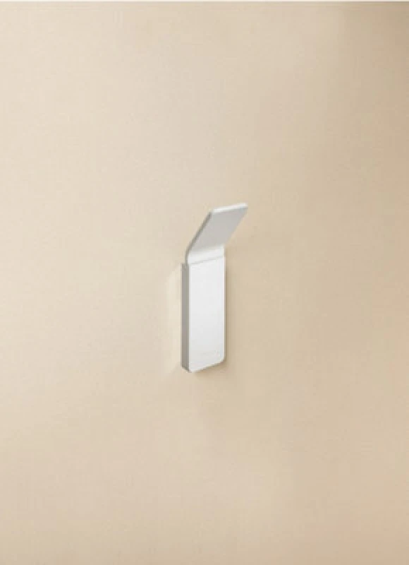 Image of Cosmic Towel Hook, Robe Hook, Coat Hook, Self-Adhesive, Matt White, Supports Up To 5Kg, Nea Collection