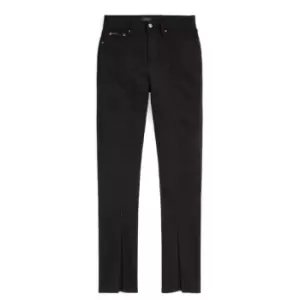 Image of Polo Ralph Lauren Polo Ralph Lauren Slit Ankle Jeans Womens - Black