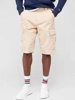 Image of Tommy Jeans Aiden Baggy Cargo Short, Natural, Size 34, Men