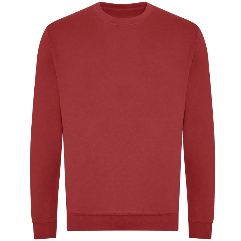 Image of AWDis AWDis Men Plain Sweatshirt in Dark Red Size: X-Small Dark Red XS Male 5059699653955