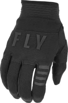 Image of Fly Racing F-16 Motocross Gloves, black, Size 2XL, black, Size 2XL