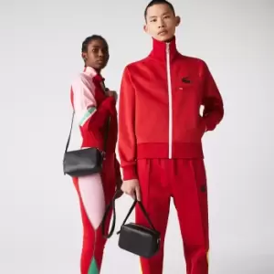 Image of Lacoste Unisex Chantaco Pique Leather Small Shoulder Bag Size Unique size 000