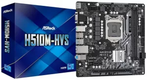 Image of ASRock H510M HVS Intel Socket LGA1200 H5 Motherboard