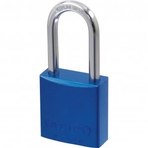 Image of Abus 72 Series Aluminium Padlock Blue Keyed Alike 40mm Long TT60121