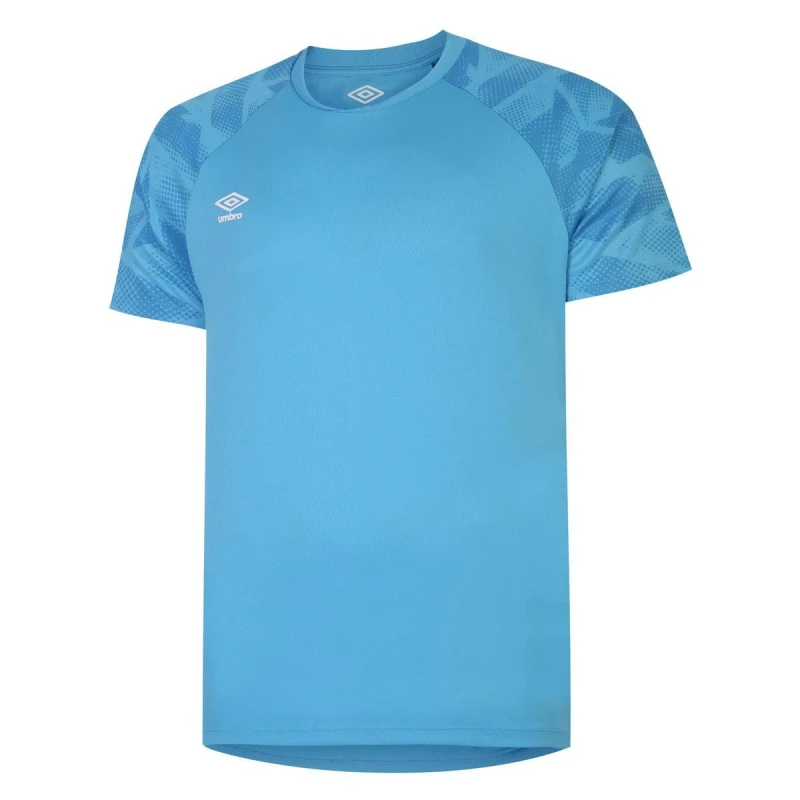Image of Umbro Atlas Jersey in Mid Blue Size: 11-12 Years Mid Blue Unisex 11-12 Years