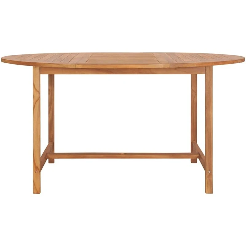 Image of VIDAXL Garden Table 150x76cm Solid Teak Wood Vidaxl 49007