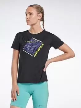 Image of Reebok Les Mills Bodypump Activchill Athletic T-Shirt - Black, Size XS, Women