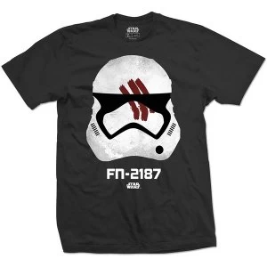 Image of Star Wars - Episode VII Finn Unisex Medium T-Shirt - Black