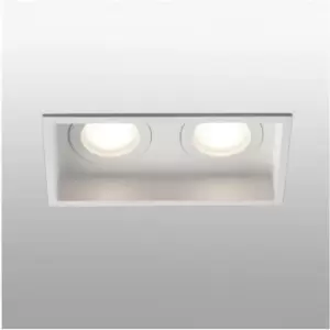 Image of Faro Barcelona - Recessed spotlight Hyde white 2 bulbs 5.5cm
