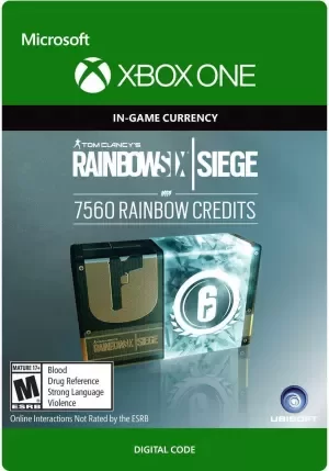 Image of Rainbow Six Siege 7560 Credits Xbox One