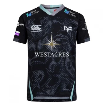 Image of Canterbury Ospreys Home Pro Shirt 2020 2021 Junior - Black