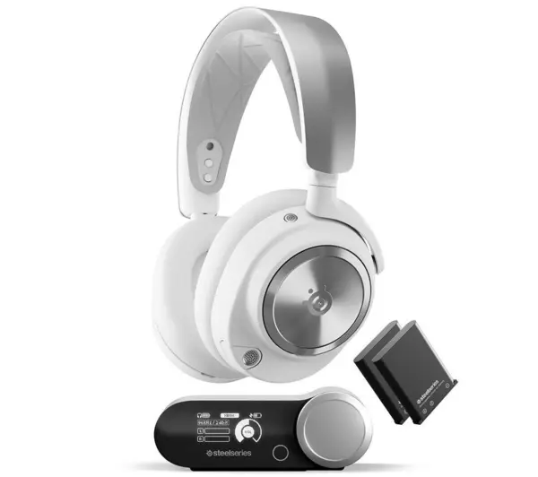 Image of SteelSeries Arctis Nova Pro Wireless 7.1 Gaming Headset for PC & PlayStation - White 5707119058032