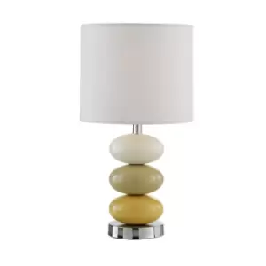 Image of Village At Home Esme Table Lamp Ochre