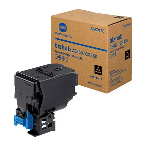 Image of Original Konica Minolta TNP48K Black Toner Cartridge (A5X0150)