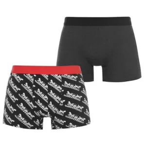 Image of Hugo Boss 2 Pack Woven Boxer Shorts Multi/Red Size L Men