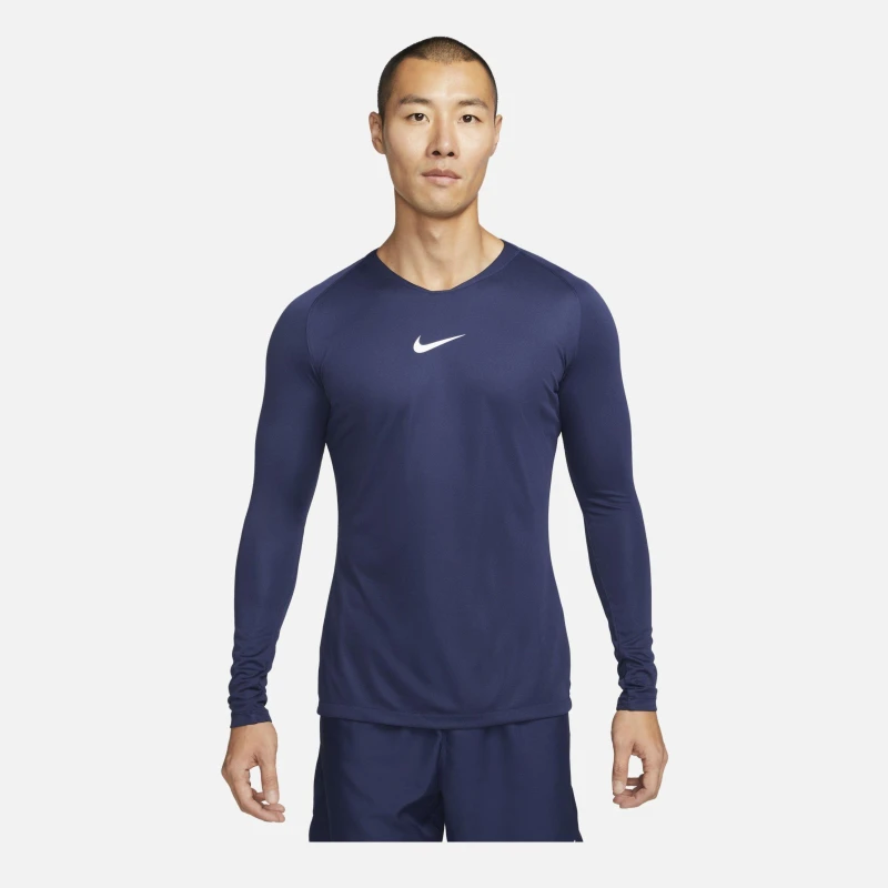 Image of Nike Dri-FIT Park First Layer Kids Soccer Jersey Midnight Navy/W unisex L