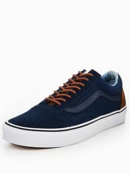 Image of Vans Ua Old Skool BlueTan Size 7 Men