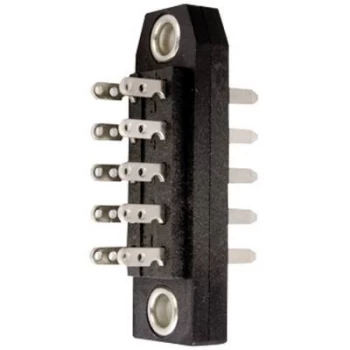 Image of Telegaertner J00046A0906 Terminal Pin Strip Pitch 2.54 DIN 41618 Terminal pin strip Number of pins 26