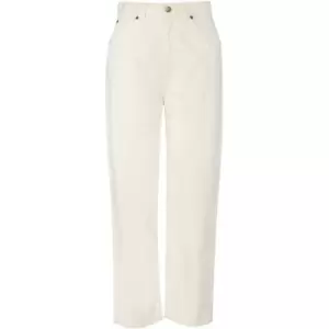 Image of Barbour Westbury Barrel Leg Jeans - Cream