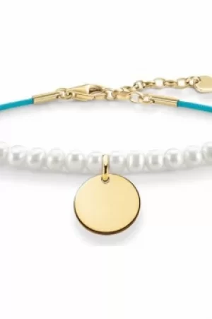 Image of Ladies Thomas Sabo Sterling Silver Love Bridge Bracelet 16.5-19.5 Cms LBA0083-900-14-L19.5V