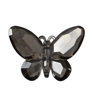Image of Decorative Standing Butterfly Grey Ornament