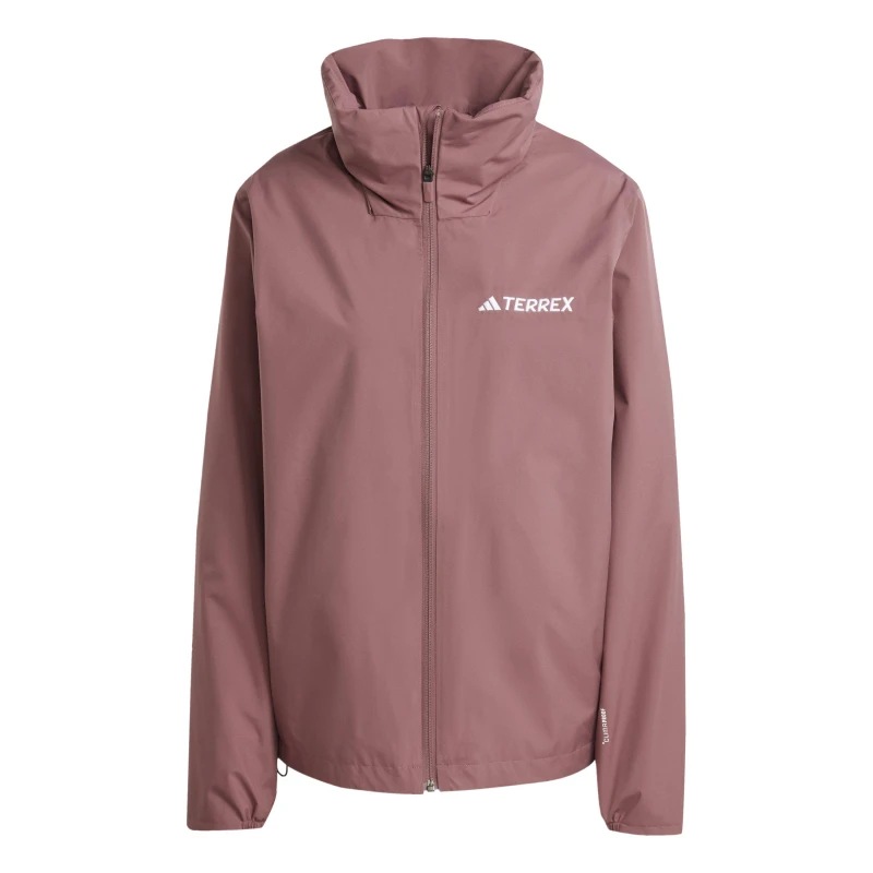 Image of adidas Multi Essentials 2L Rain Jacket Womens Quiet Crimson female 10 (S)