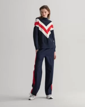 Image of GANT Wool-blend Straight Leg Slacks