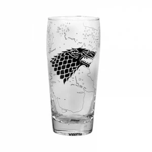 Image of Game Of Thrones - King In The North Pilsner Glass Glasses Set