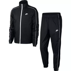 Image of Nike NSW Contrast Woven Hooded Tracksuit - Black/Grey, Size S, Men