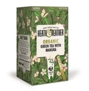 Image of Heath And Heather Org Green Tea & Manuka Honey 20bag